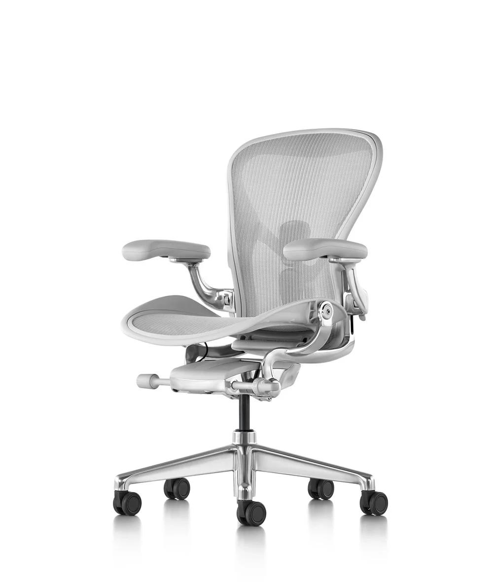 Siège de bureau Aeron* Mineral/Aluminium poli - Image 5