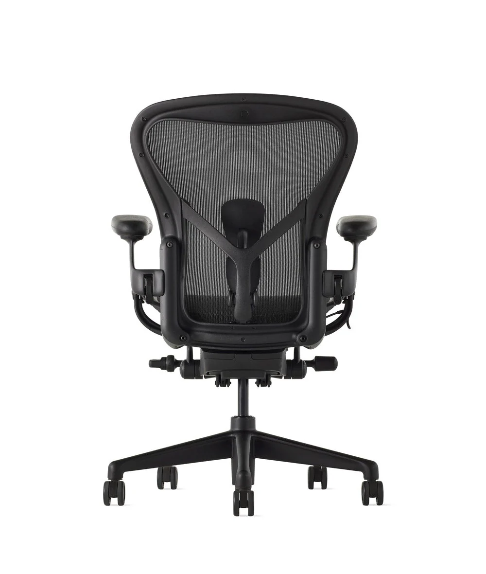 Siège de bureau Aeron en Onyx/Onyx - Image 4