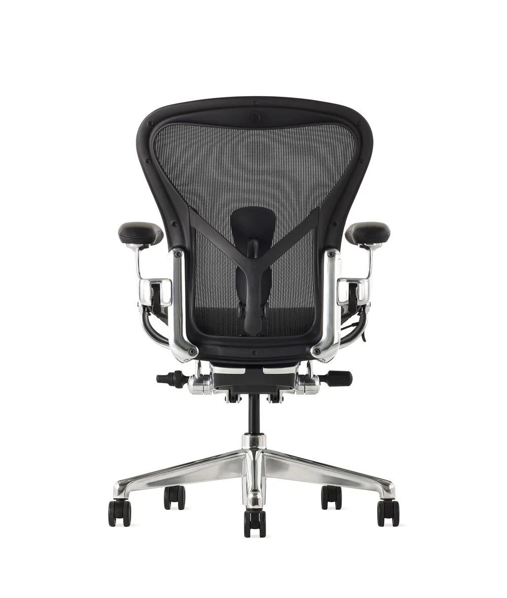 Siège de bureau Aeron* Onyx/Aluminium poli - Image 6