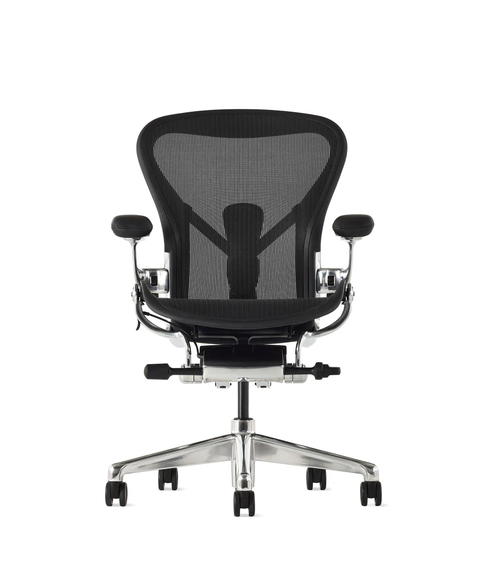 Siège de bureau Aeron* Onyx/Aluminium poli - Image 7