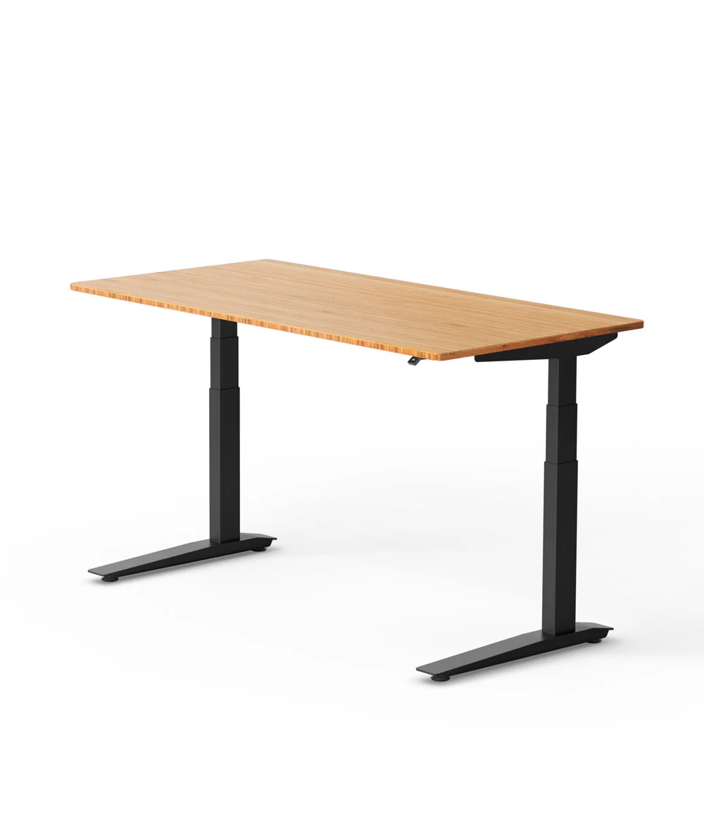 Bureau assis-debout Jarvis Fully en bambou* 1200 x 800 - Image 9