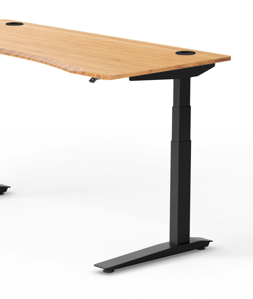 Bureau assis-debout Jarvis Fully Contour en bambou* 1200 x 800 - Image 10