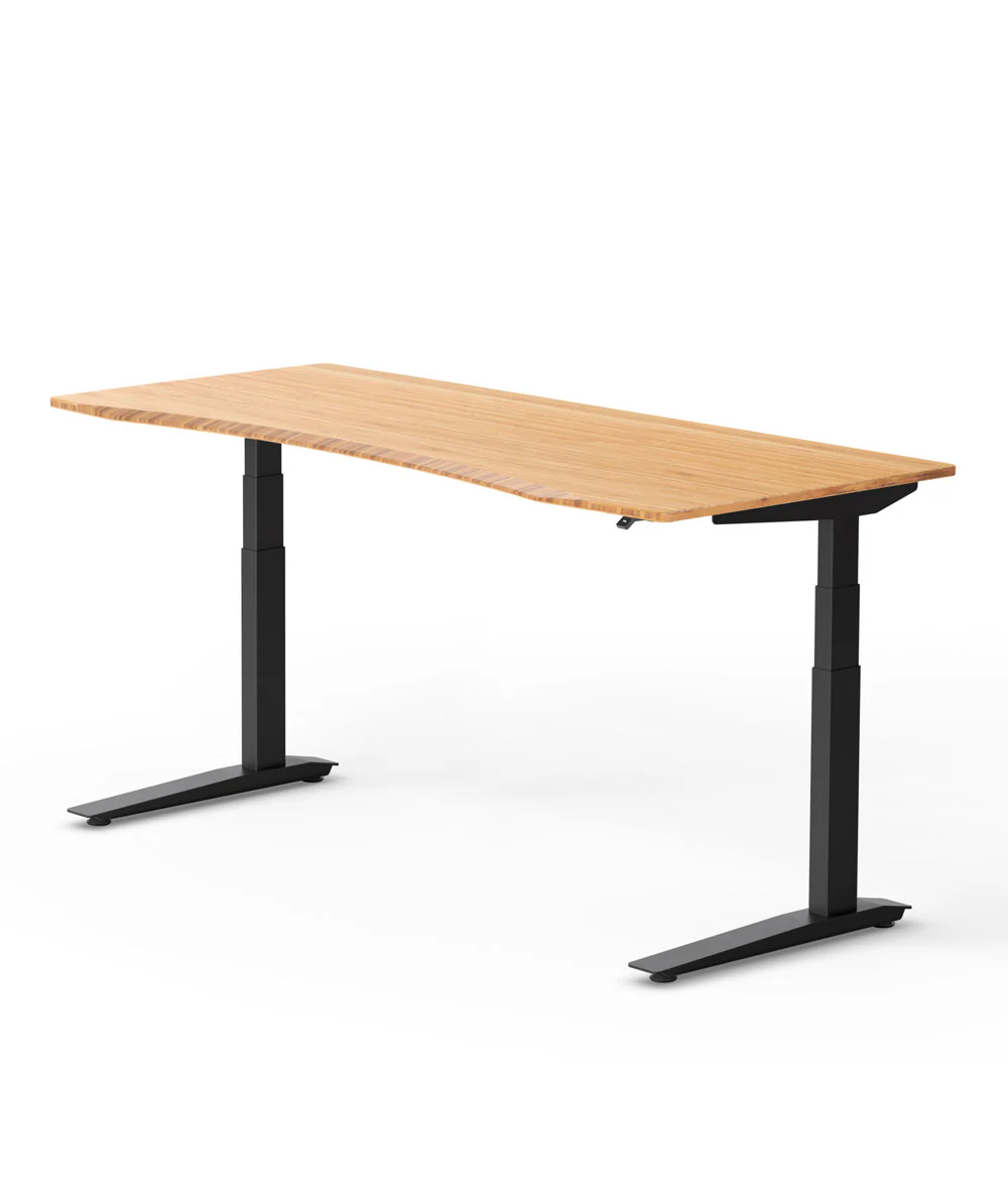 Bureau assis-debout Jarvis Fully Contour en bambou* 1400 x 800 - Image 7