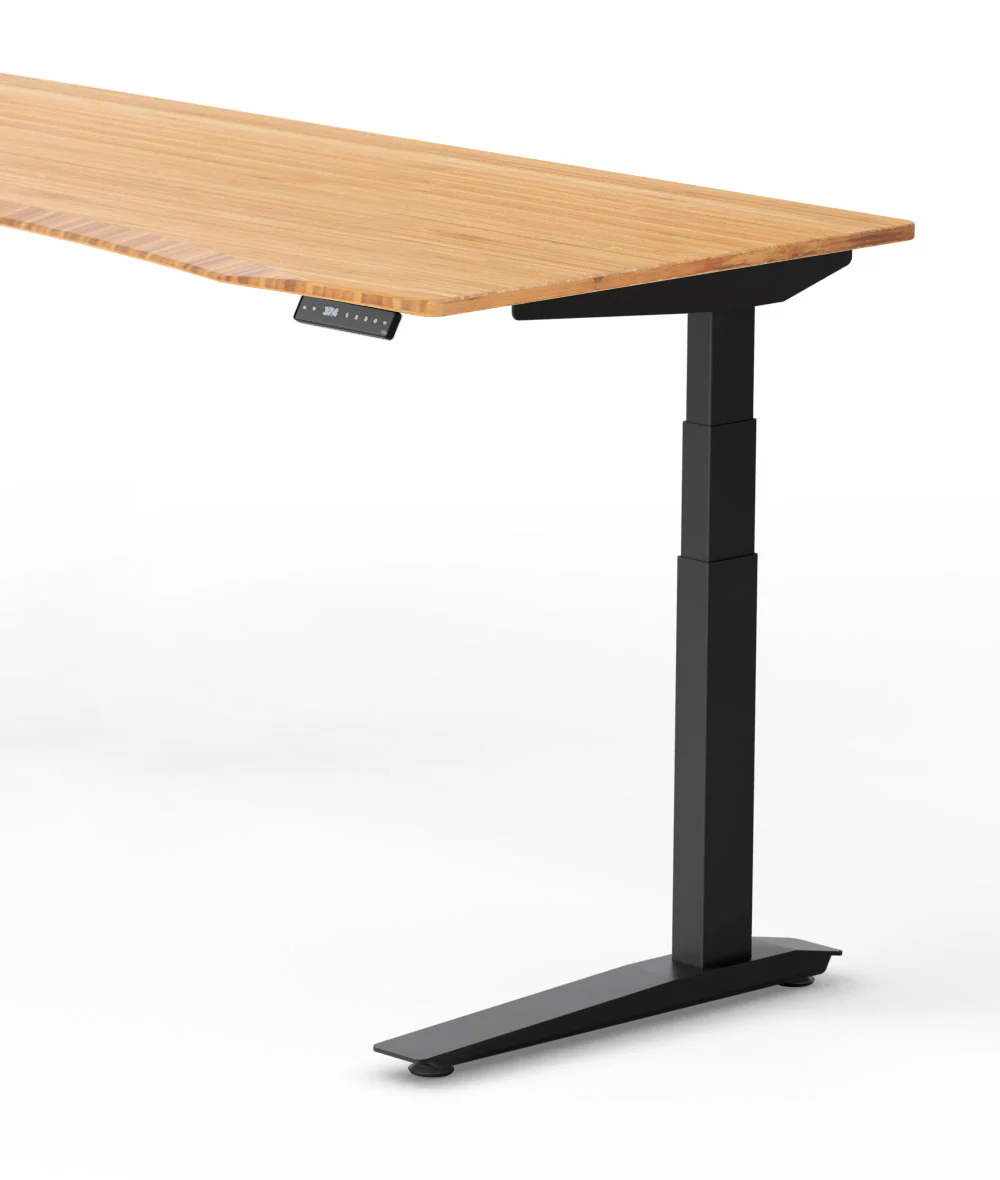 Bureau assis-debout Jarvis Fully Contour en bambou* 1600 x 800 - Image 12