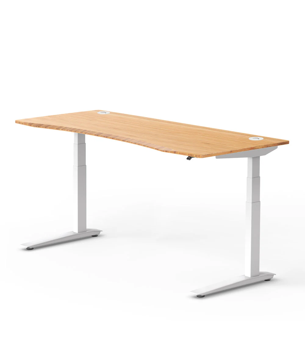 Bureau assis-debout Jarvis Fully Contour en bambou* 1600 x 800 - Image 16