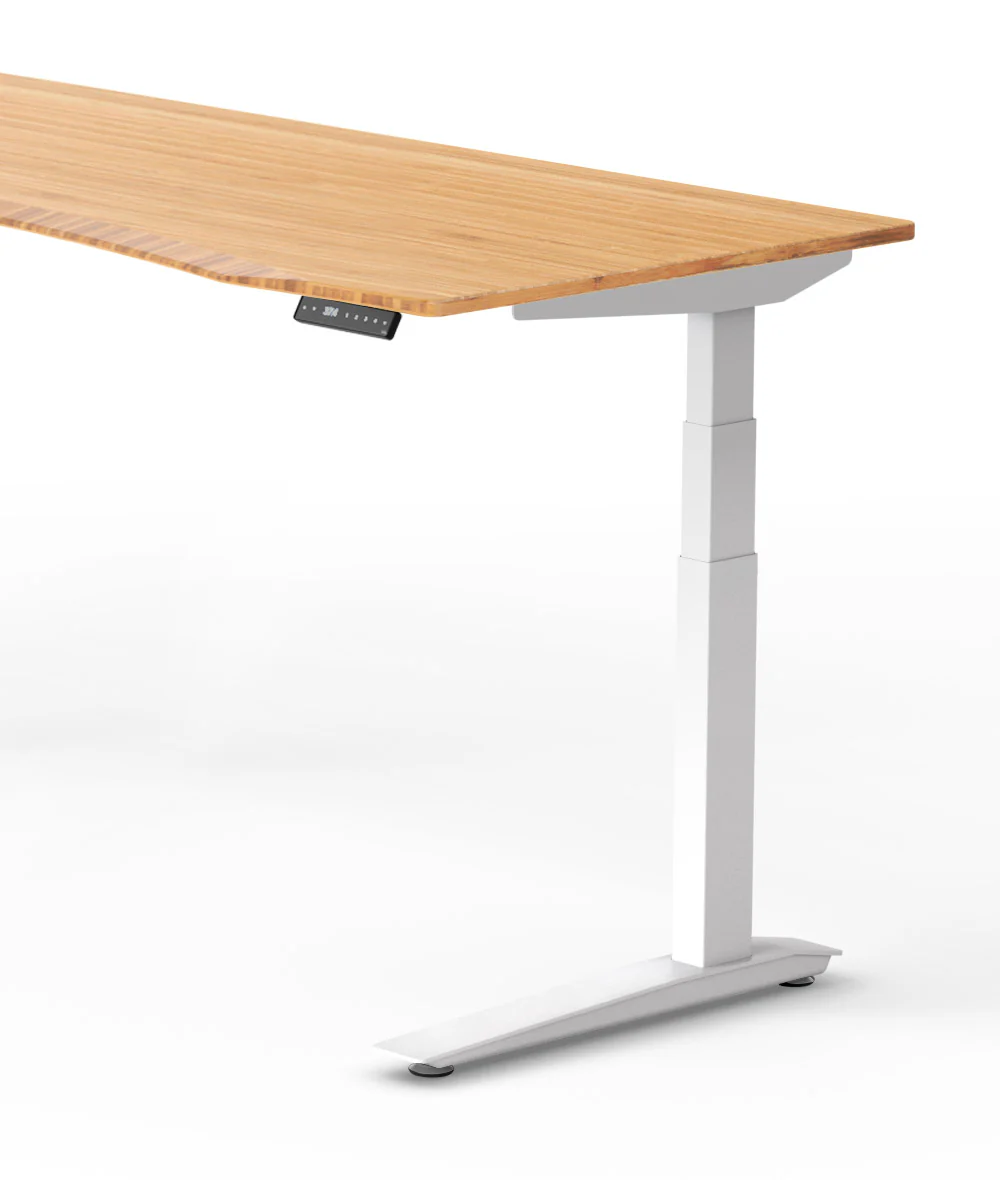 Bureau assis-debout Jarvis Fully Contour en bambou* 1600 x 800 - Image 19