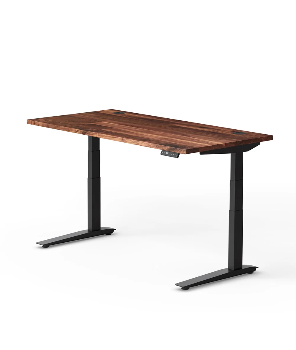 Bureau assis-debout Jarvis Fully en bois massif* 1200 x 800 - Image 8
