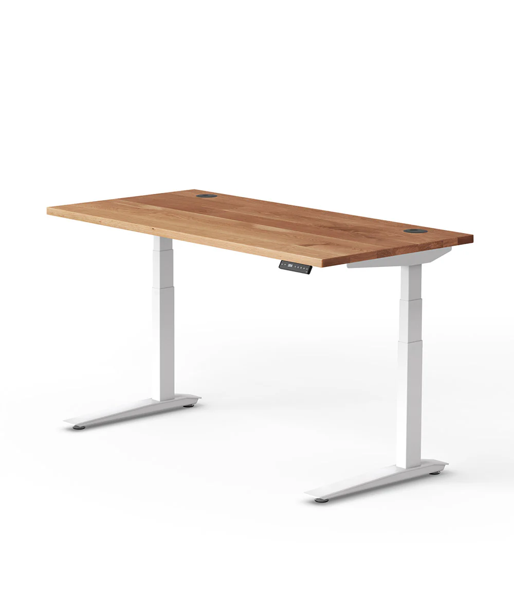 Bureau assis-debout Jarvis Fully en bois massif* 1600 x 800 - Image 4