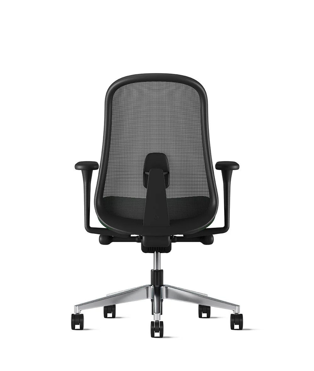 Siège de bureau Lino* Noir et aluminium poli - Image 26