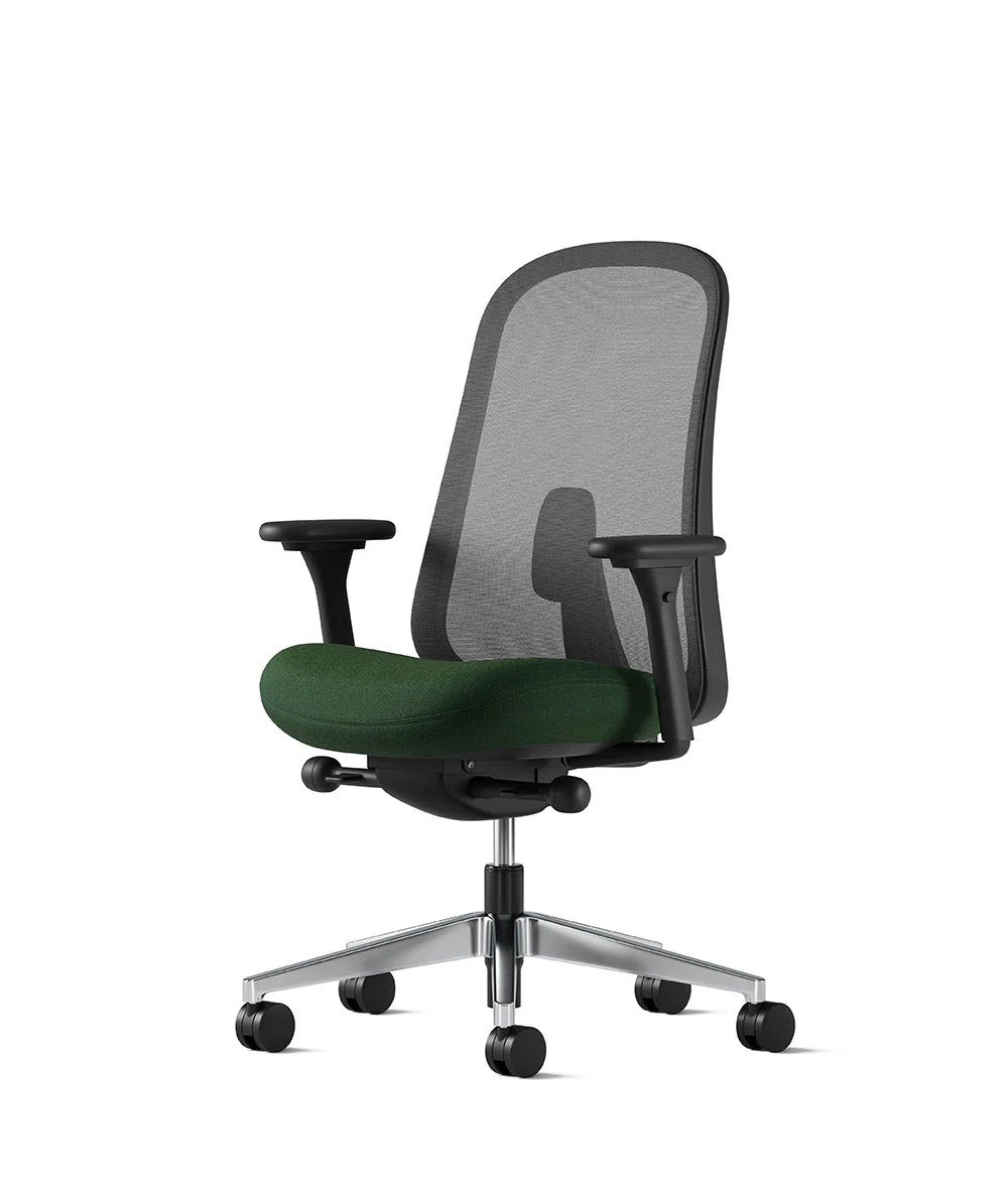 Siège de bureau Lino* Noir et aluminium poli - Image 27