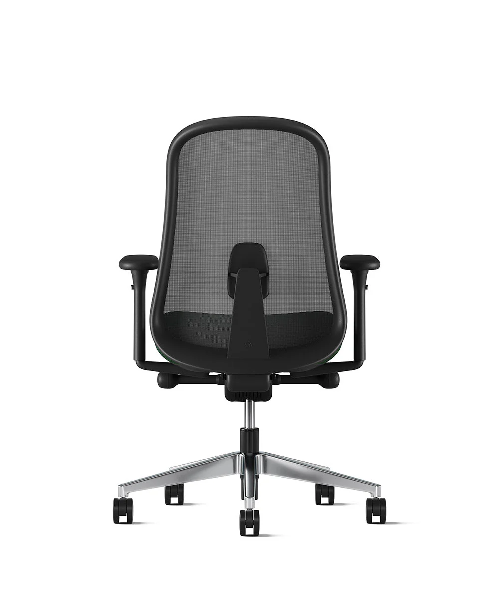 Siège de bureau Lino* Noir et aluminium poli - Image 28