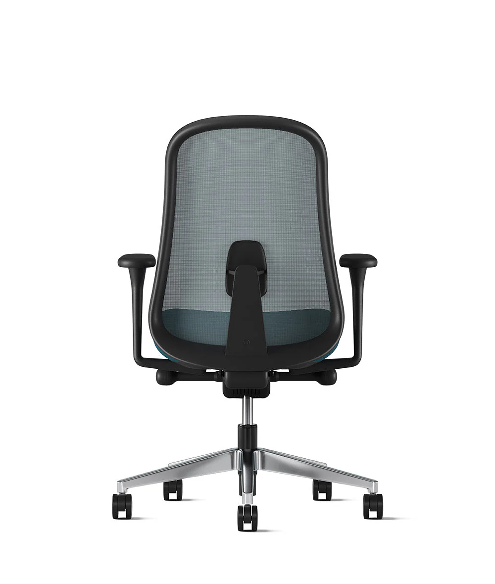 Siège de bureau Lino* Noir et aluminium poli - Image 38