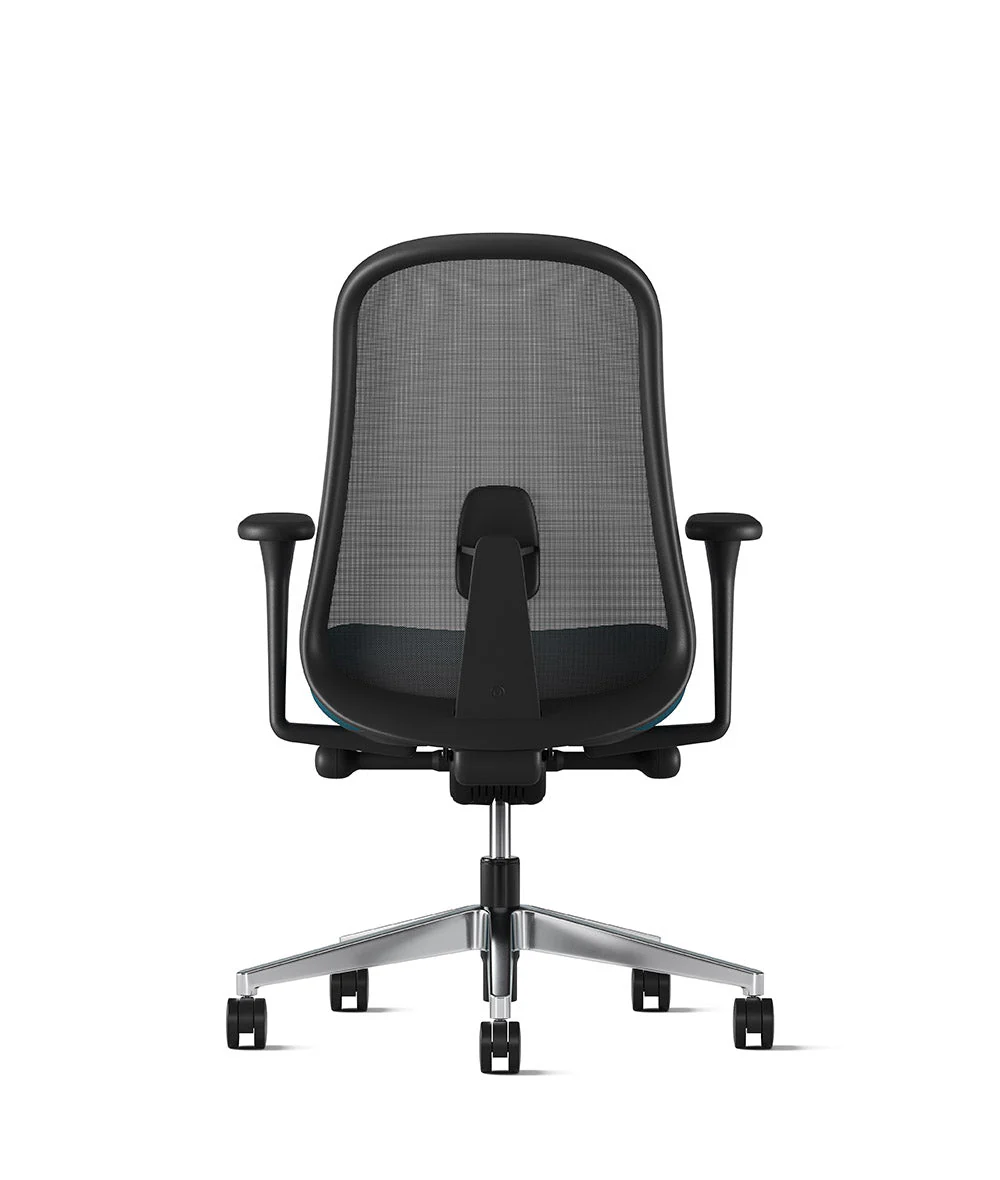 Siège de bureau Lino* Noir et aluminium poli - Image 42