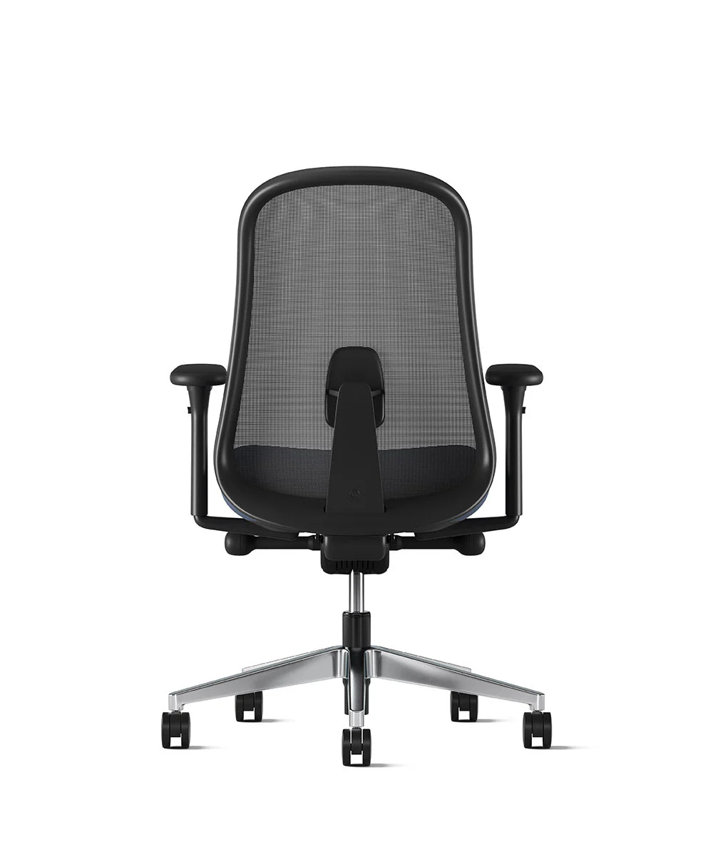 Siège de bureau Lino* Noir et aluminium poli - Image 56