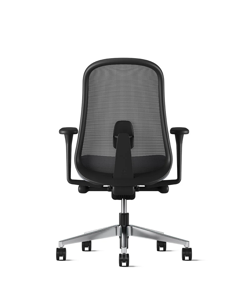Siège de bureau Lino* Noir et aluminium poli - Image 58