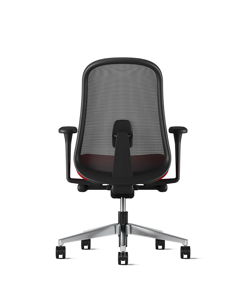 Siège de bureau Lino* Noir et aluminium poli - Image 6
