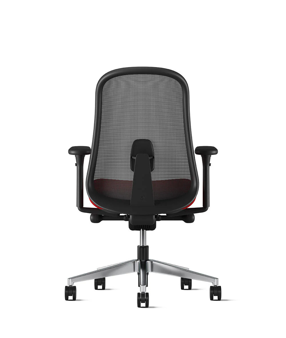 Siège de bureau Lino* Noir et aluminium poli - Image 8