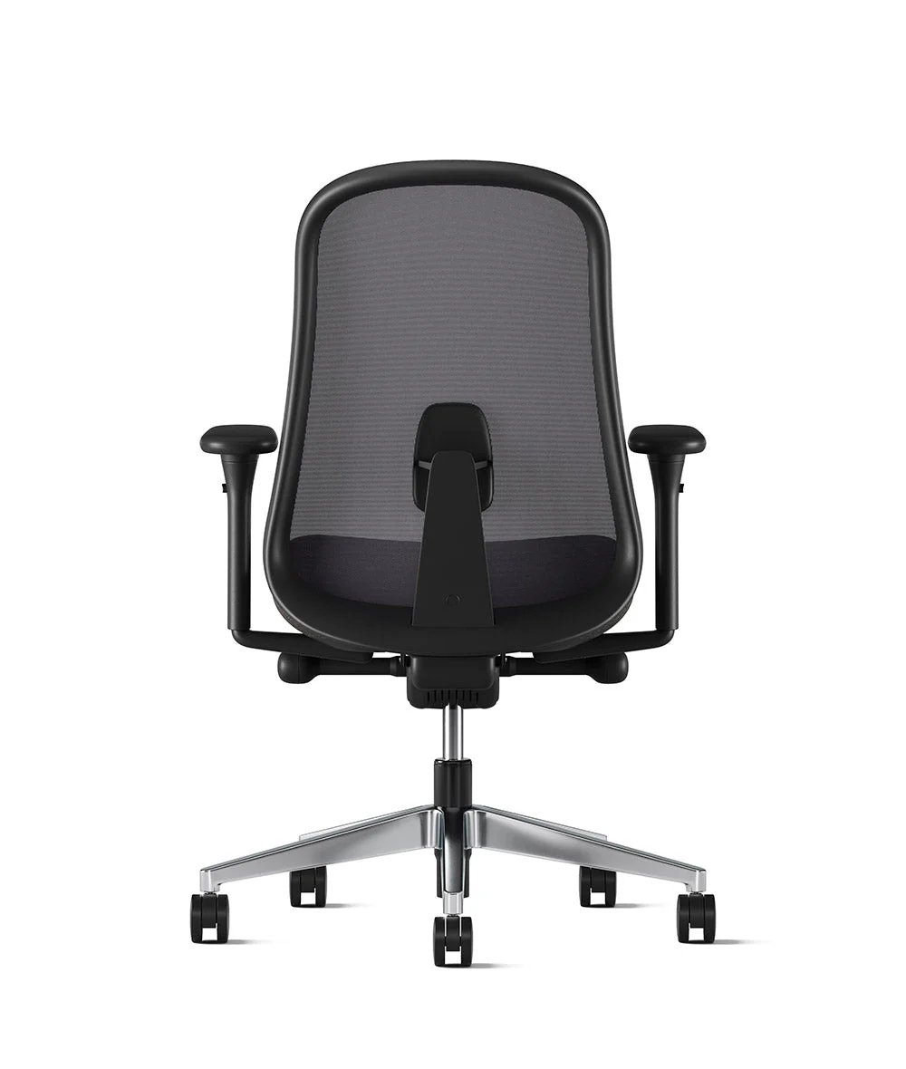Siège de bureau Lino* Noir et aluminium poli - Image 83