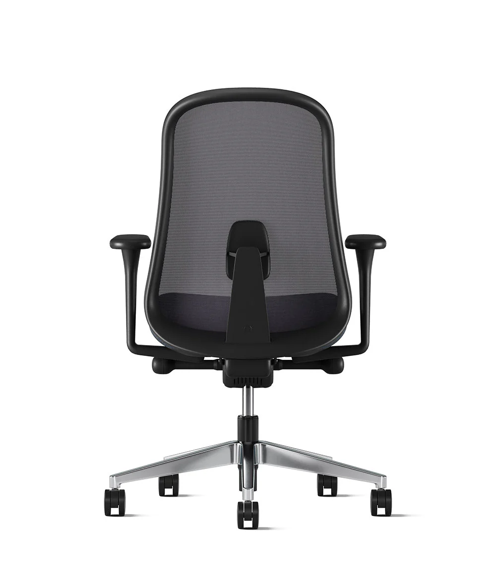 Siège de bureau Lino* Noir et aluminium poli - Image 95
