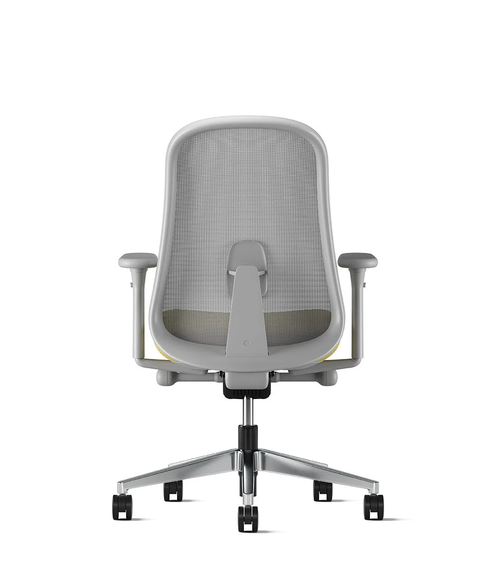 Siège de bureau Lino* Mineral et aluminium poli - Image 100