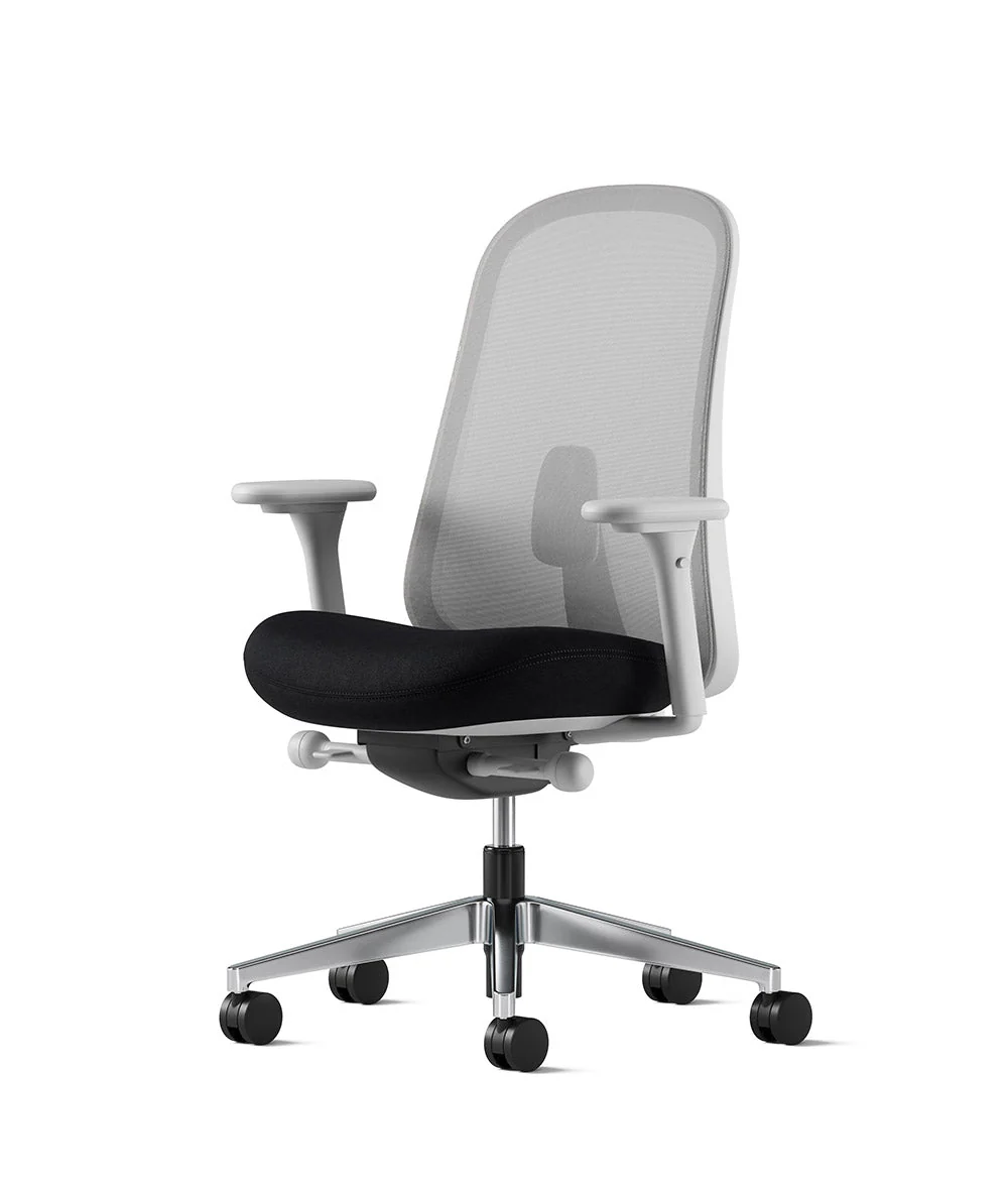 Siège de bureau Lino* Mineral et aluminium poli - Image 141