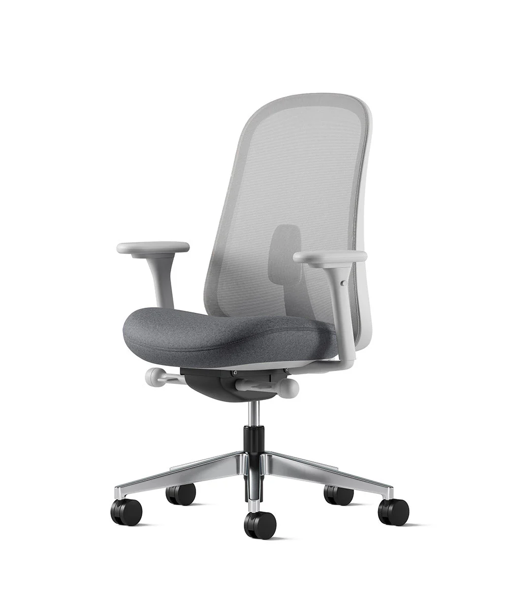 Siège de bureau Lino* Mineral et aluminium poli - Image 145