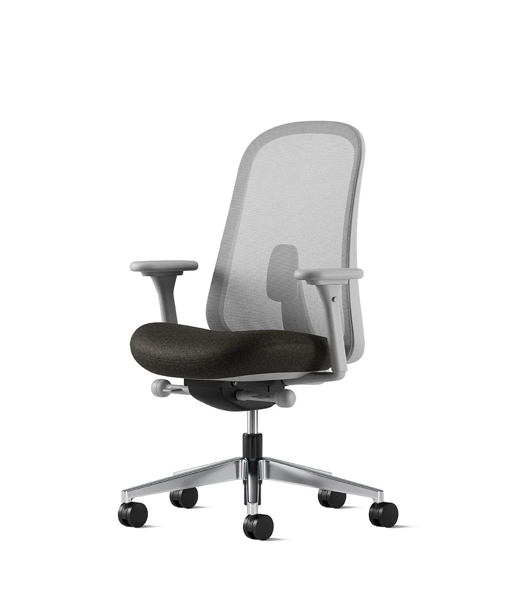 Siège de bureau Lino* Mineral et aluminium poli - Image 23