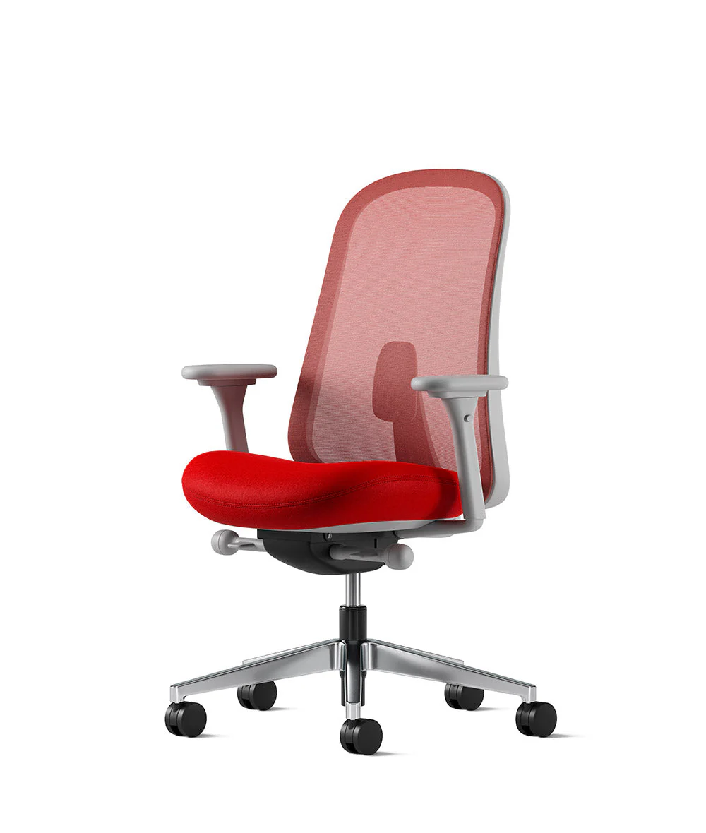 Siège de bureau Lino* Mineral et aluminium poli - Image 3