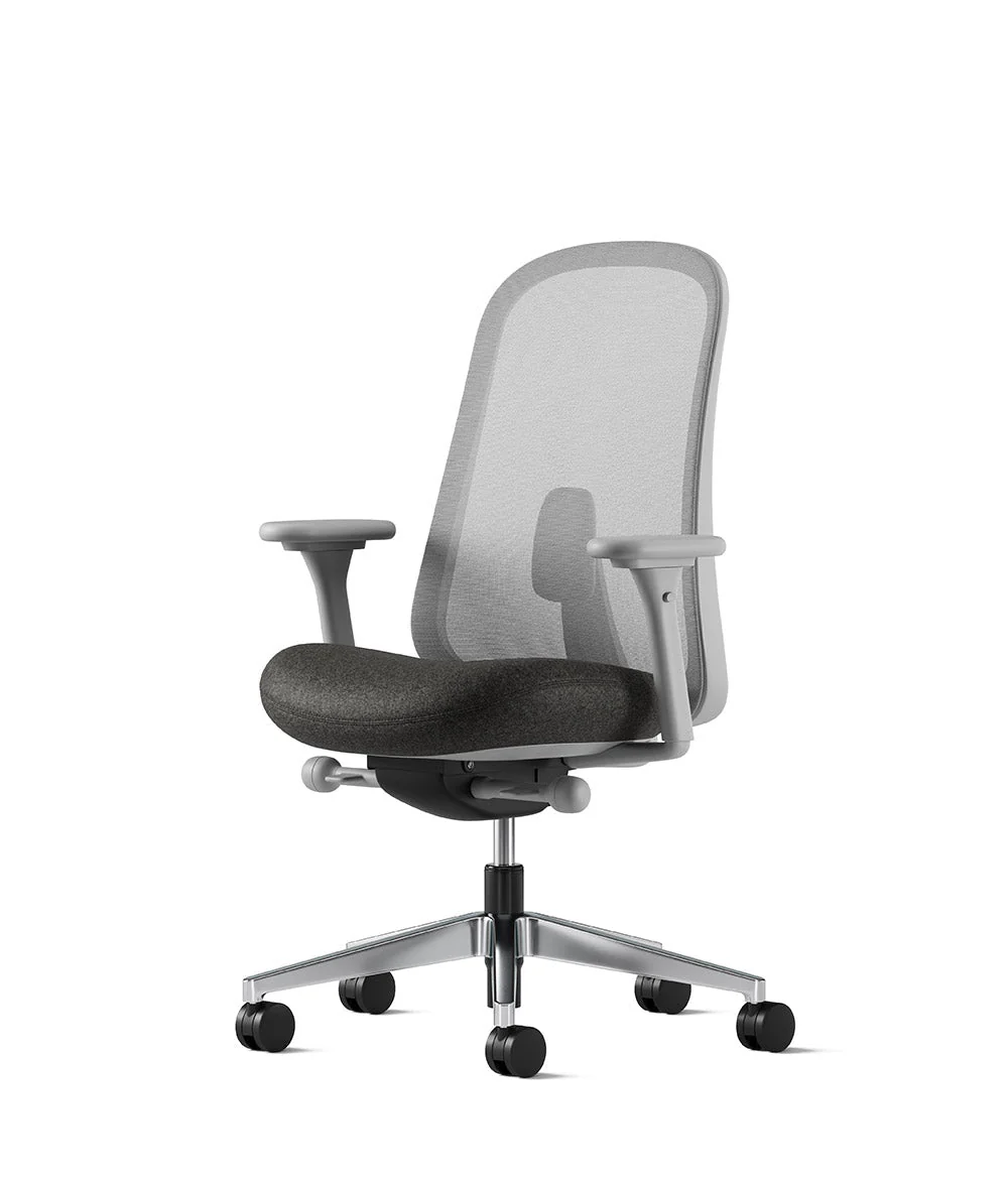 Siège de bureau Lino* Mineral et aluminium poli - Image 31