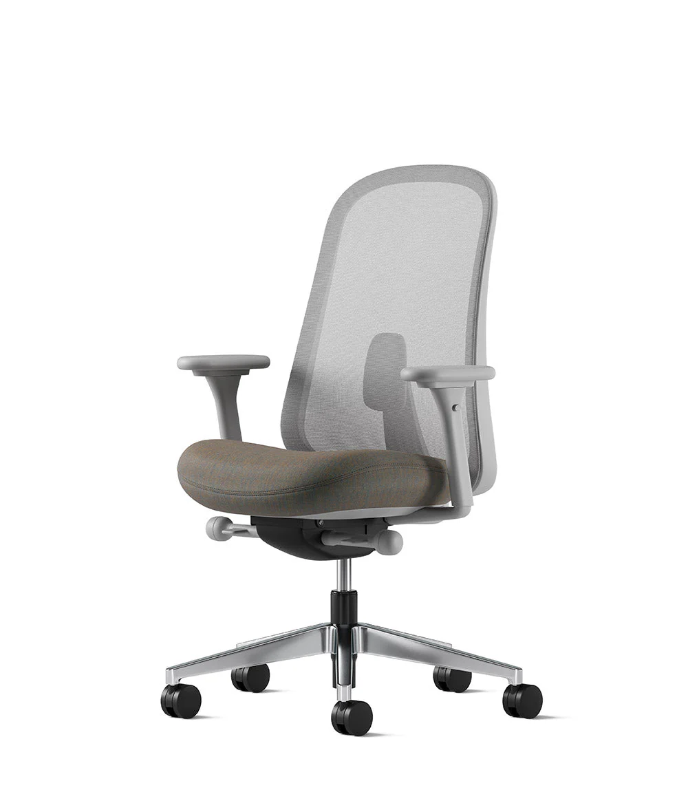 Siège de bureau Lino* Mineral et aluminium poli - Image 35