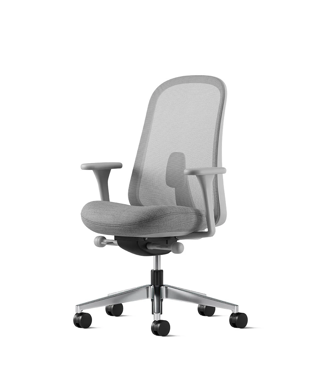 Siège de bureau Lino* Mineral et aluminium poli - Image 49