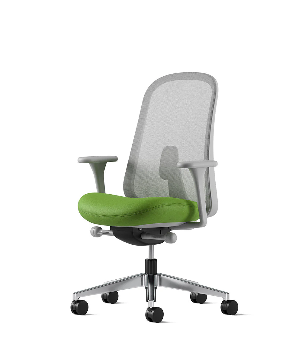 Siège de bureau Lino* Mineral et aluminium poli - Image 5