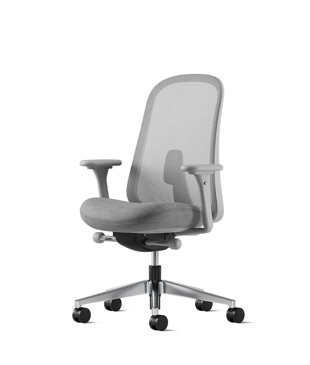 Siège de bureau Lino* Mineral et aluminium poli - Image 51