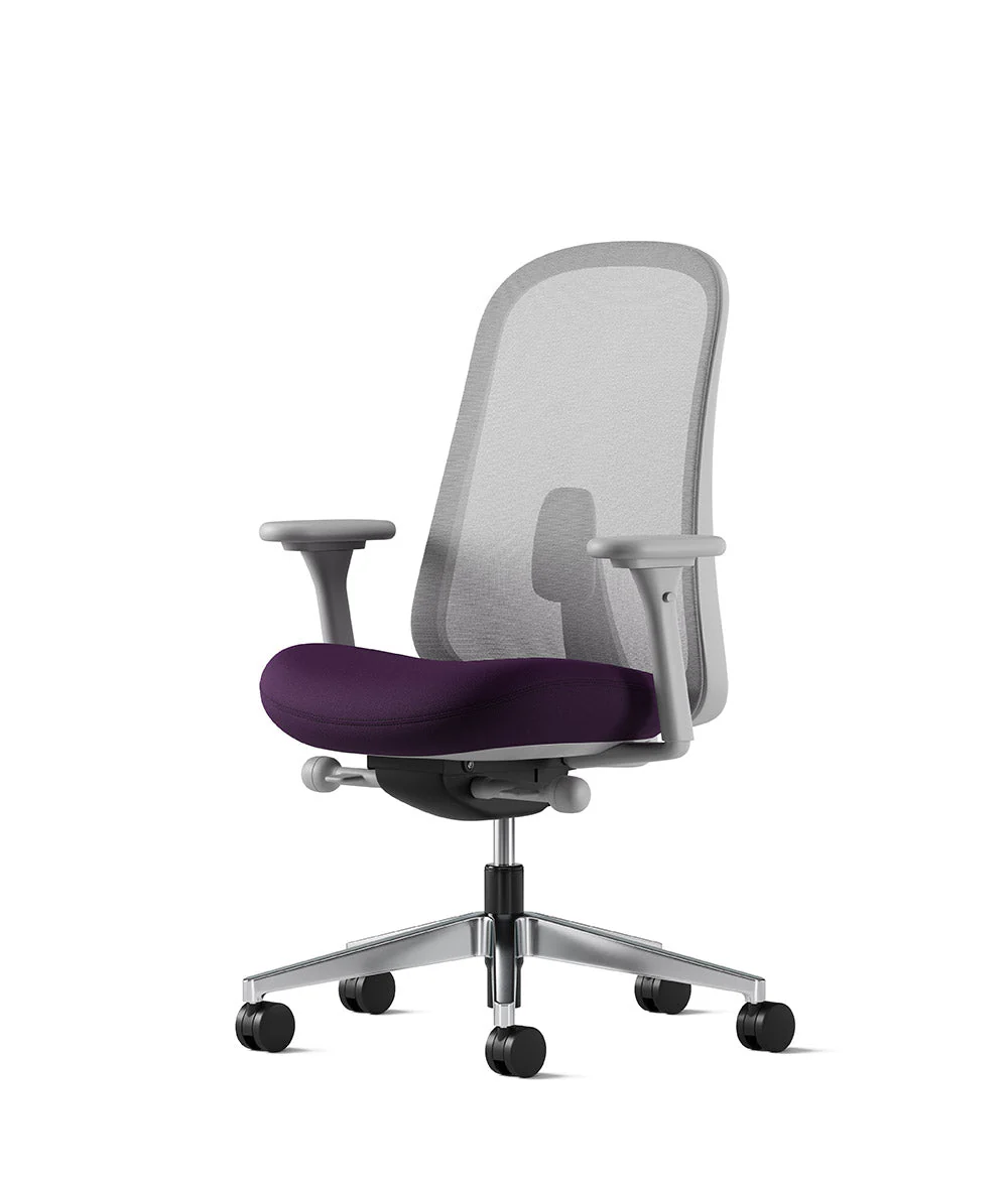 Siège de bureau Lino* Mineral et aluminium poli - Image 63