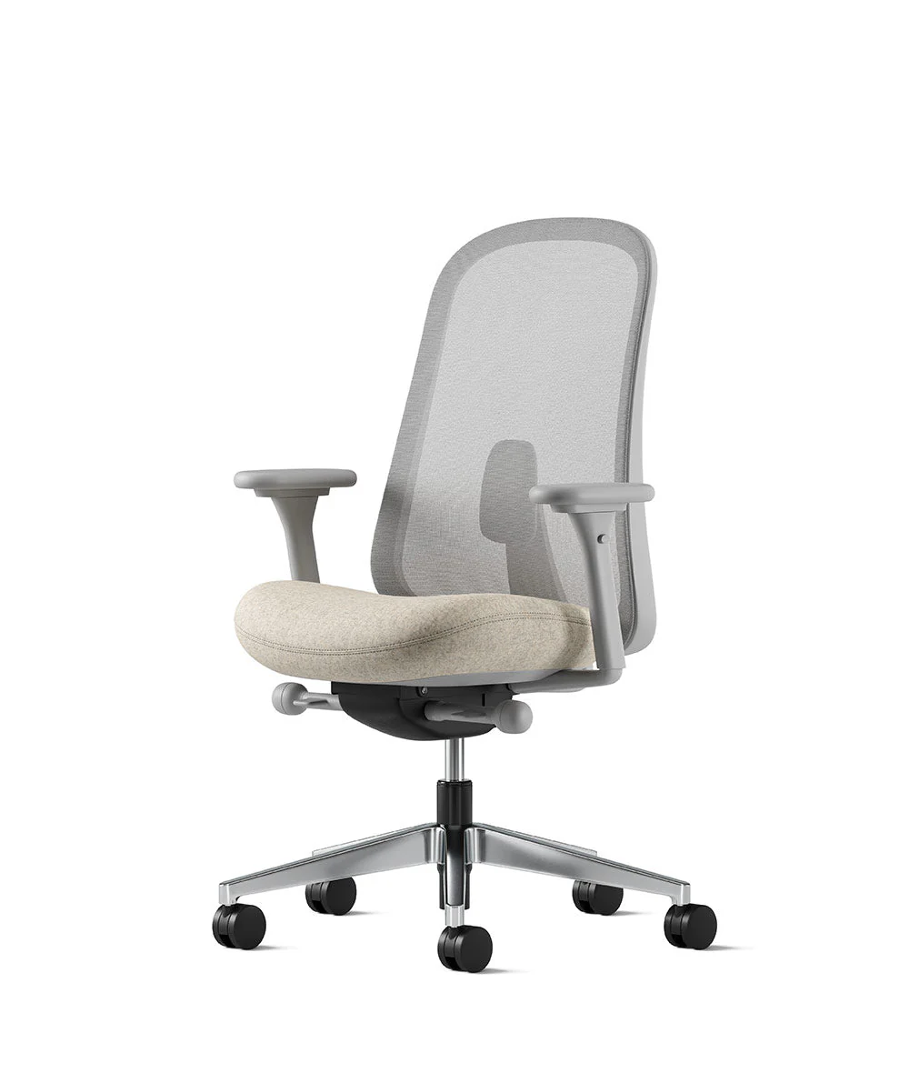 Siège de bureau Lino* Mineral et aluminium poli - Image 75