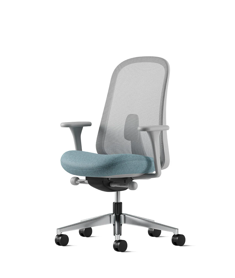 Siège de bureau Lino* Mineral et aluminium poli - Image 77