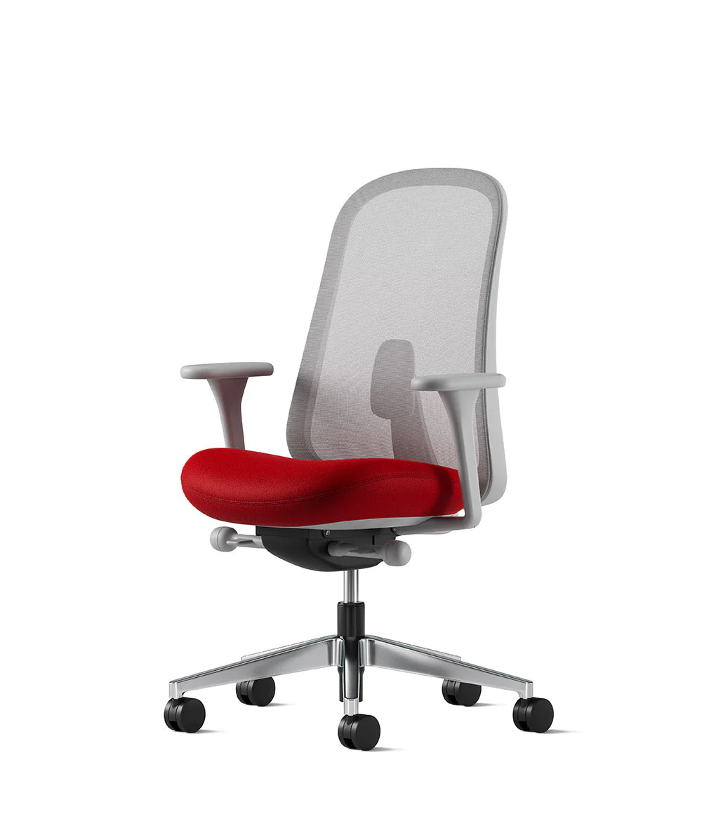 Siège de bureau Lino* Mineral et aluminium poli - Image 9