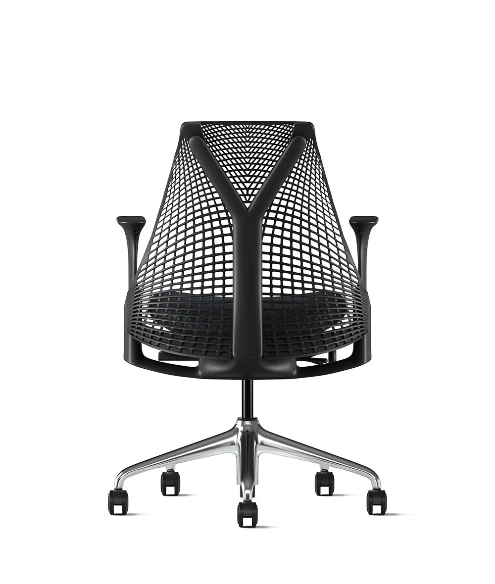 Siège de bureau Sayl* Noir et aluminium poli - Image 109