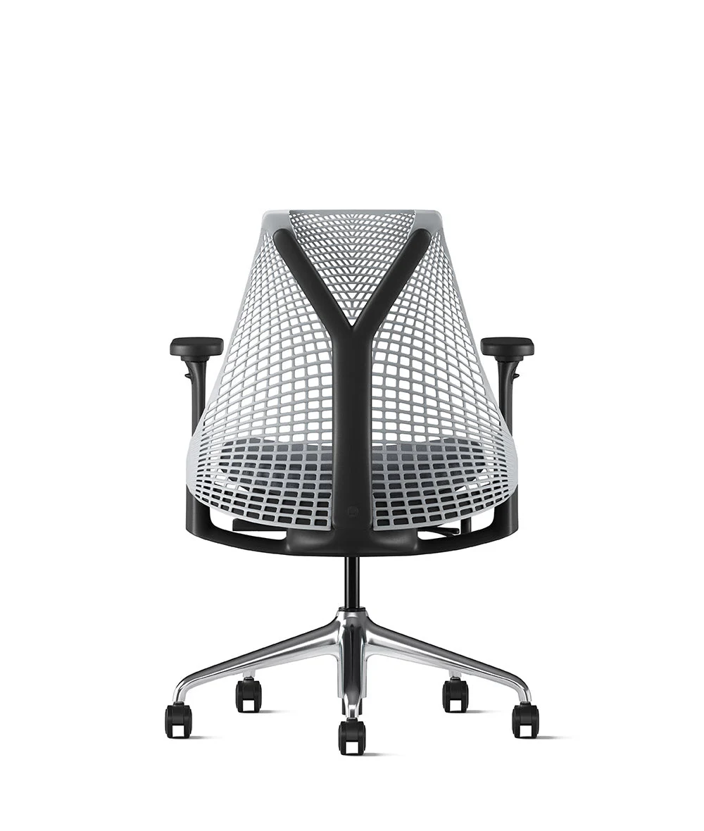 Siège de bureau Sayl* Noir et aluminium poli - Image 28