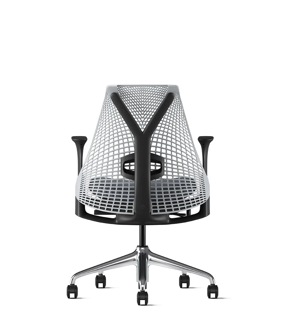Siège de bureau Sayl* Noir et aluminium poli - Image 30