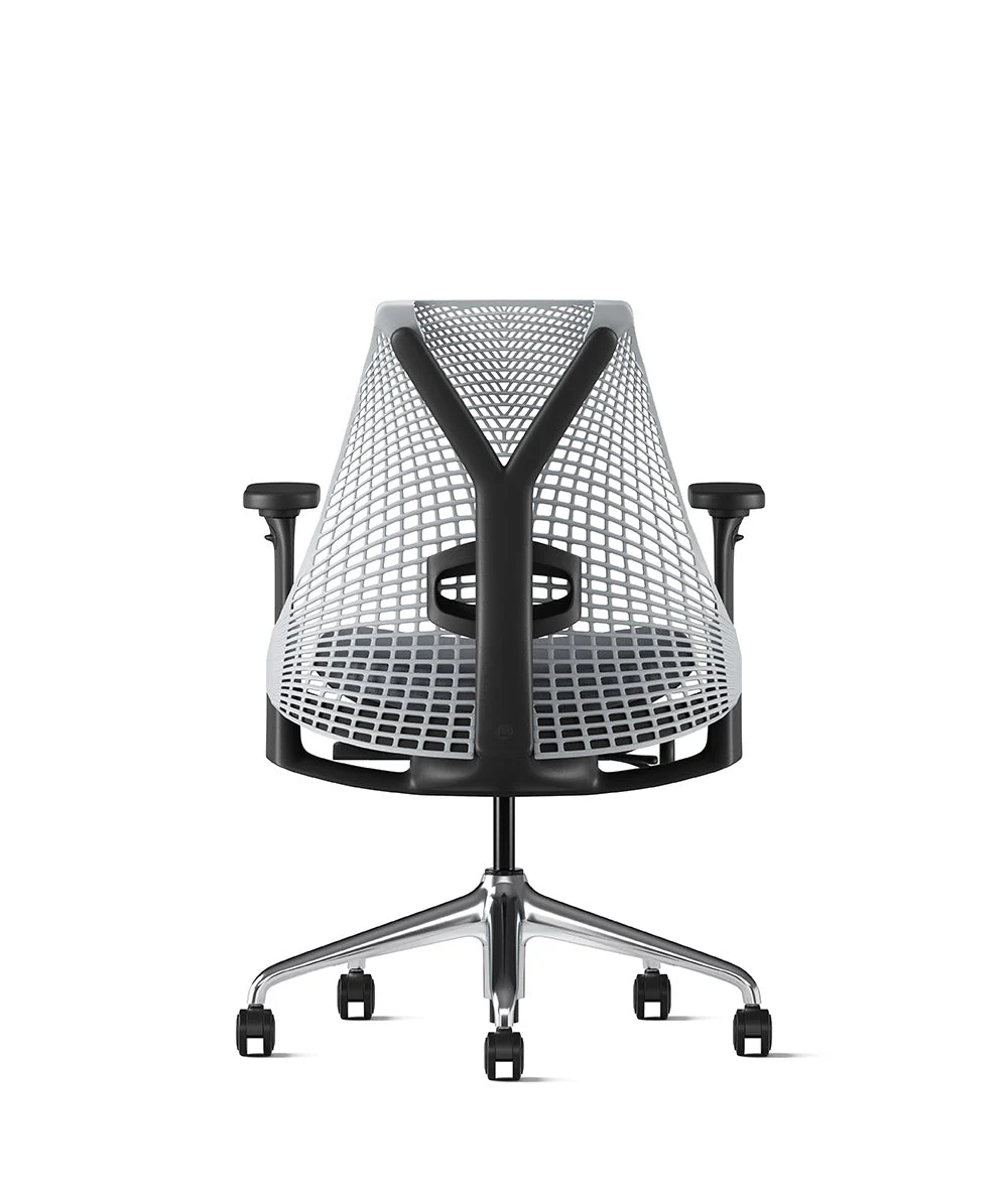 Siège de bureau Sayl* Noir et aluminium poli - Image 32