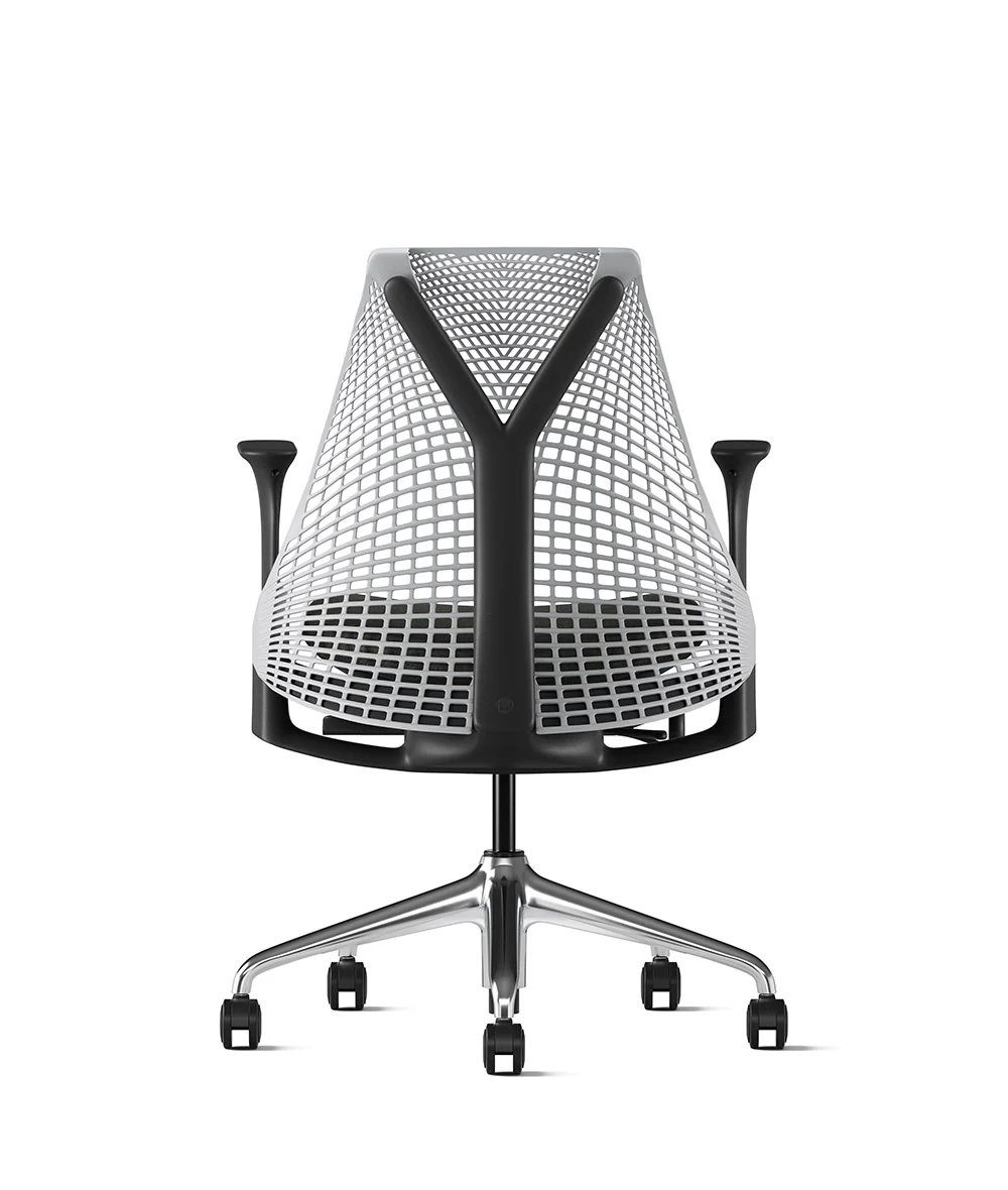 Siège de bureau Sayl* Noir et aluminium poli - Image 34