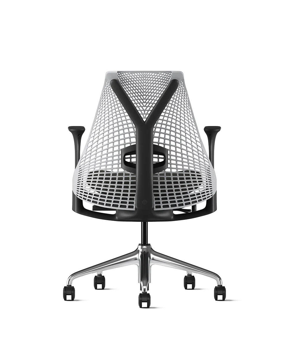 Siège de bureau Sayl* Noir et aluminium poli - Image 38