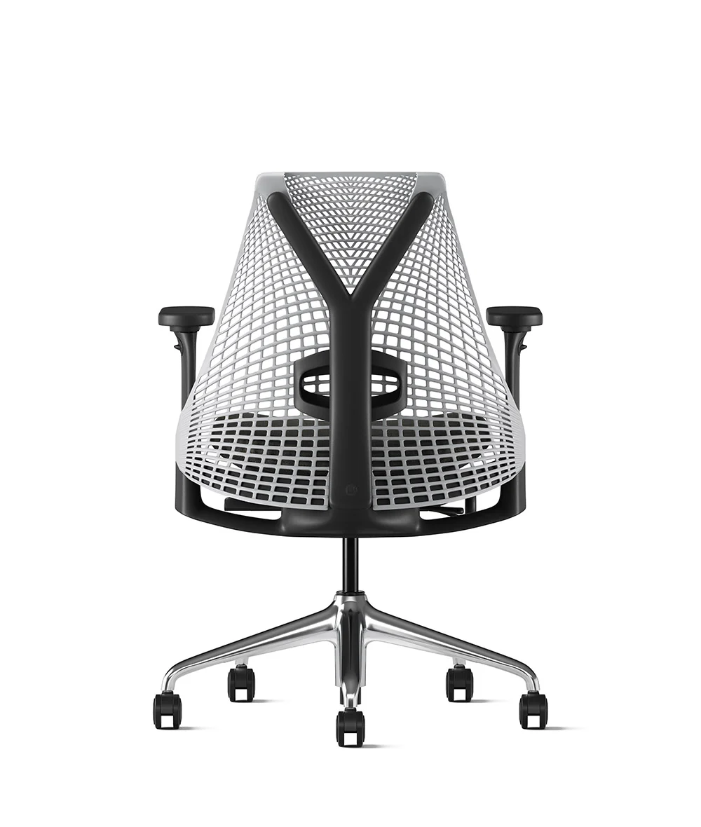 Siège de bureau Sayl* Noir et aluminium poli - Image 40