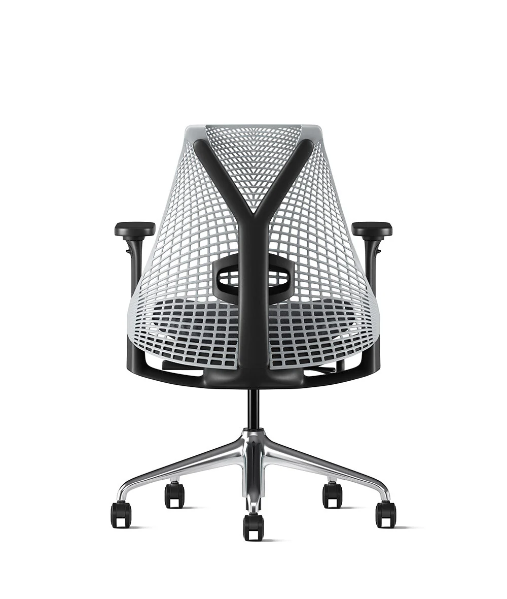 Siège de bureau Sayl* Noir et aluminium poli - Image 47