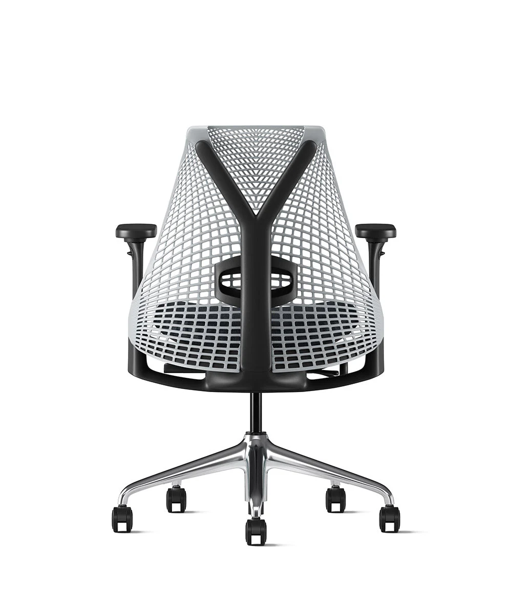 Siège de bureau Sayl* Noir et aluminium poli - Image 49