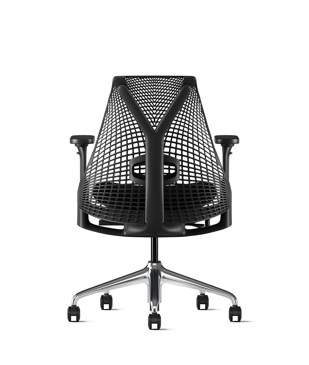 Siège de bureau Sayl* Noir et aluminium poli - Image 53