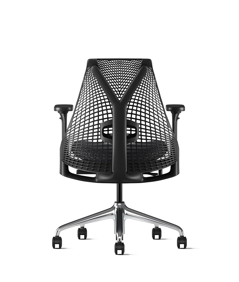 Siège de bureau Sayl* Noir et aluminium poli - Image 55