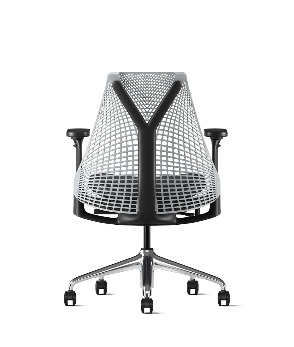 Siège de bureau Sayl* Noir et aluminium poli - Image 63