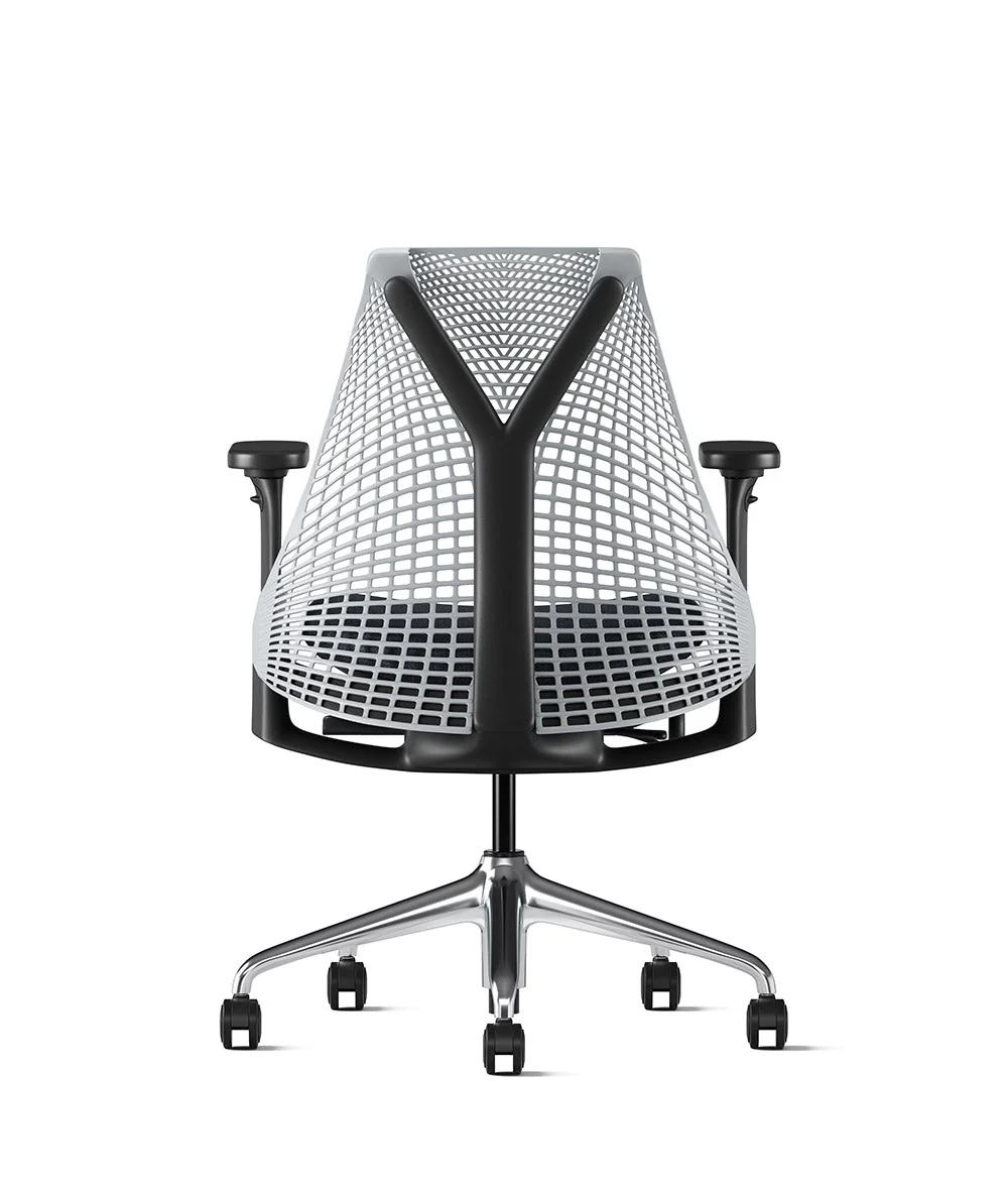 Siège de bureau Sayl* Noir et aluminium poli - Image 65